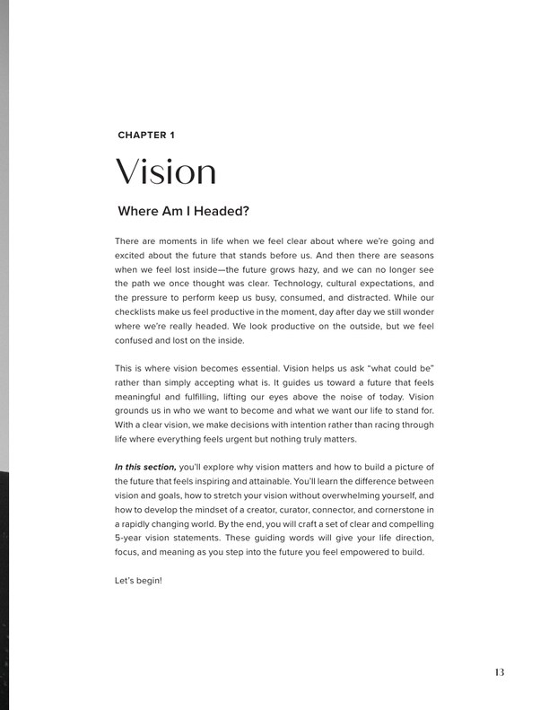 Uncover Your Purpose & Identity &mdash; Chapter One preview